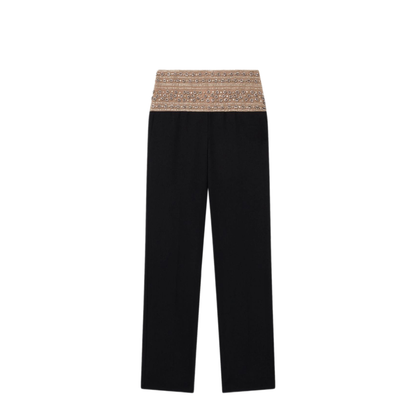 MAYFEYR - Stella Mccartney - Crystal-Embellished Wool Trousers - 6401953DU6551000