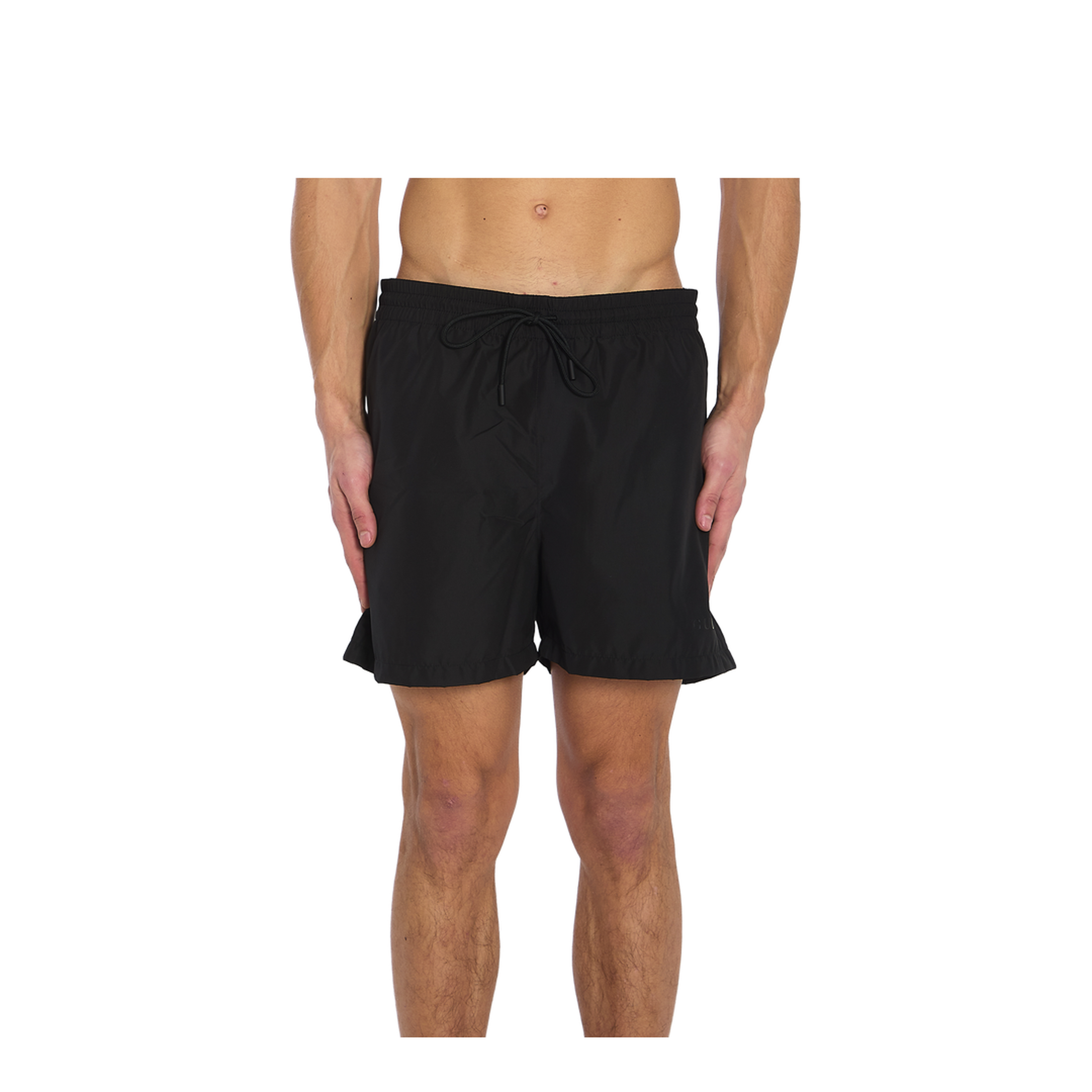 Swimsuit in technical poplin