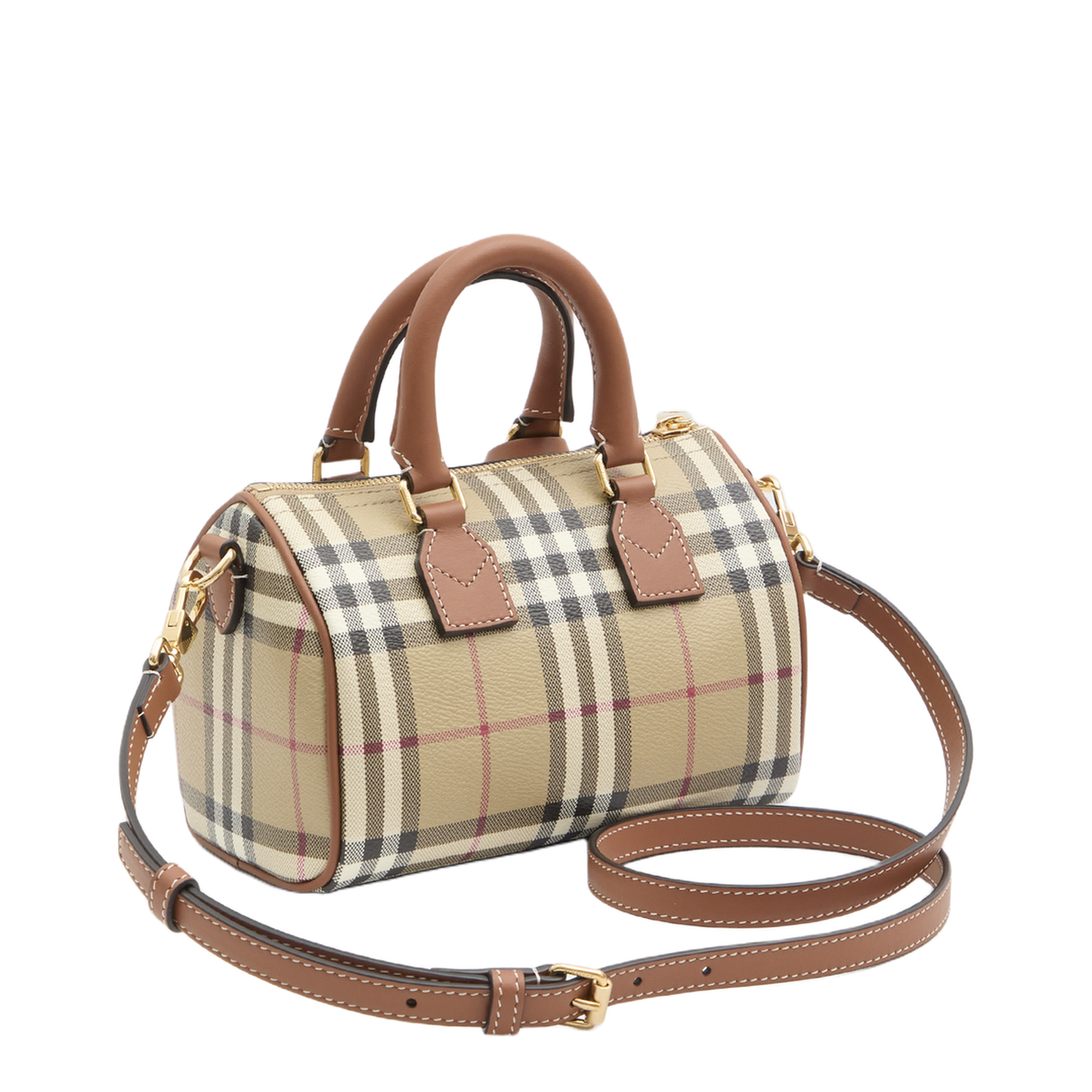 Mini Check Bowling Bag