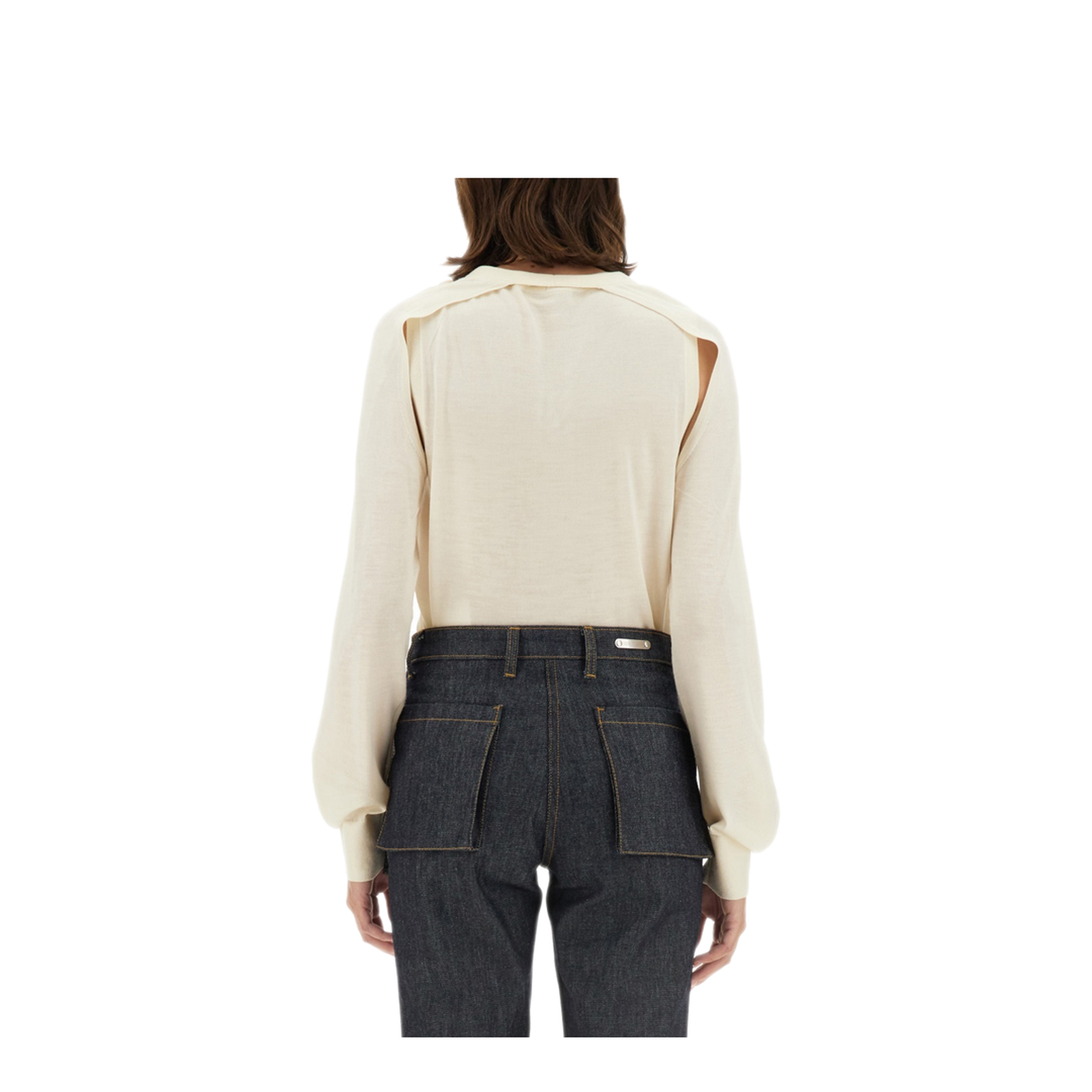 MAYFEYR - HELMUT LANG - Wool Jersey Sweater - O04HW707C05
