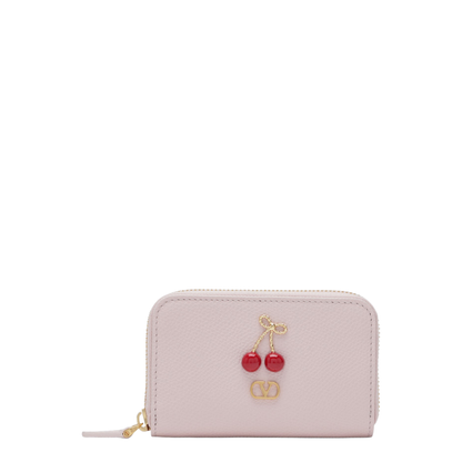 Quartz Pink Cherryfic Zip-Around Wallet