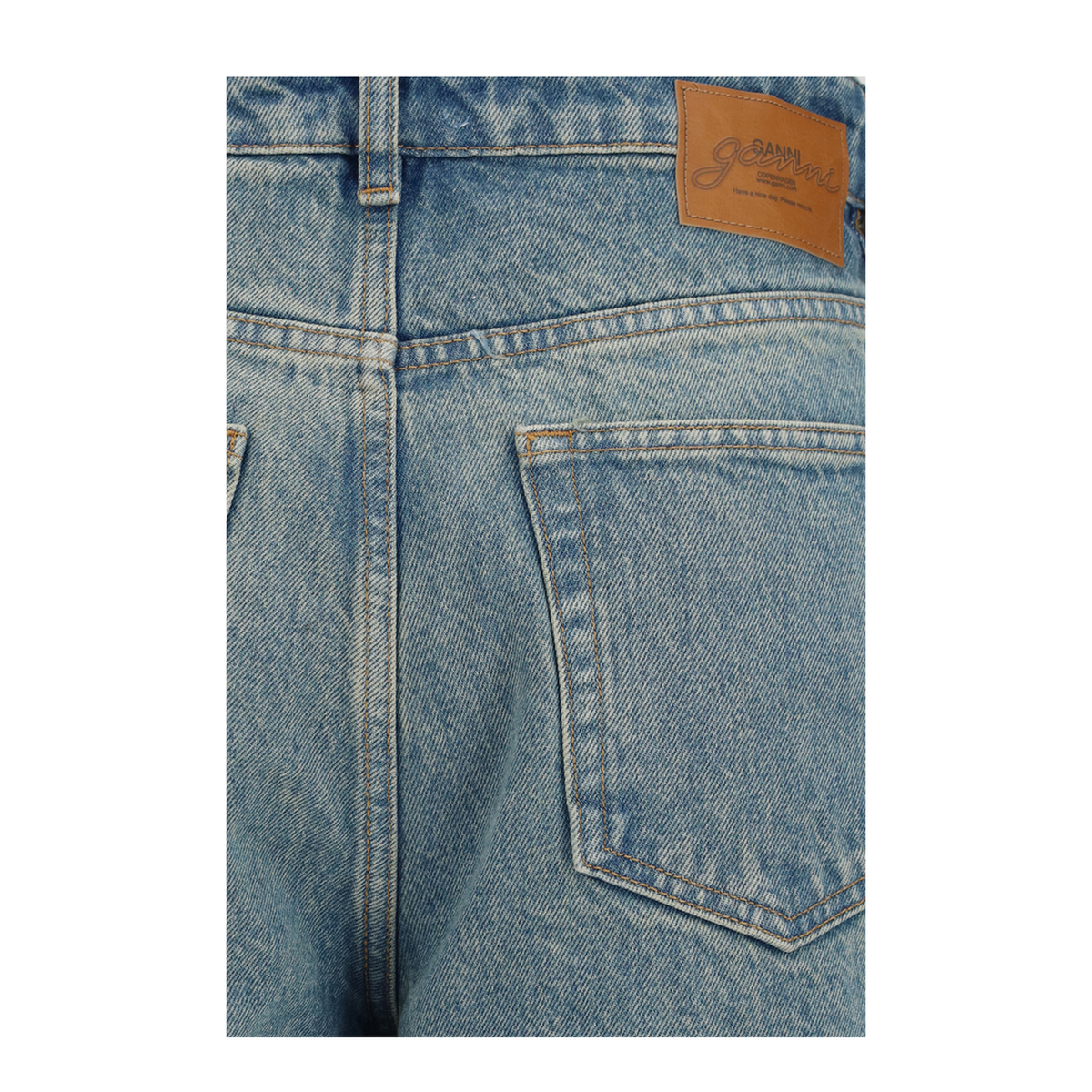 MAYFEYR - Ganni - Stary Rigid Denim Jeans - A1100084567