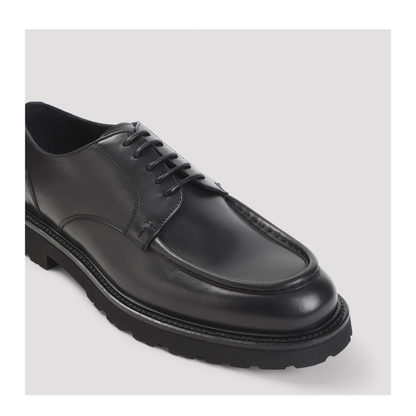 MAYFEYR - CANALI - Dark Grey Wamp Derby Shoes - 621266RA00527112