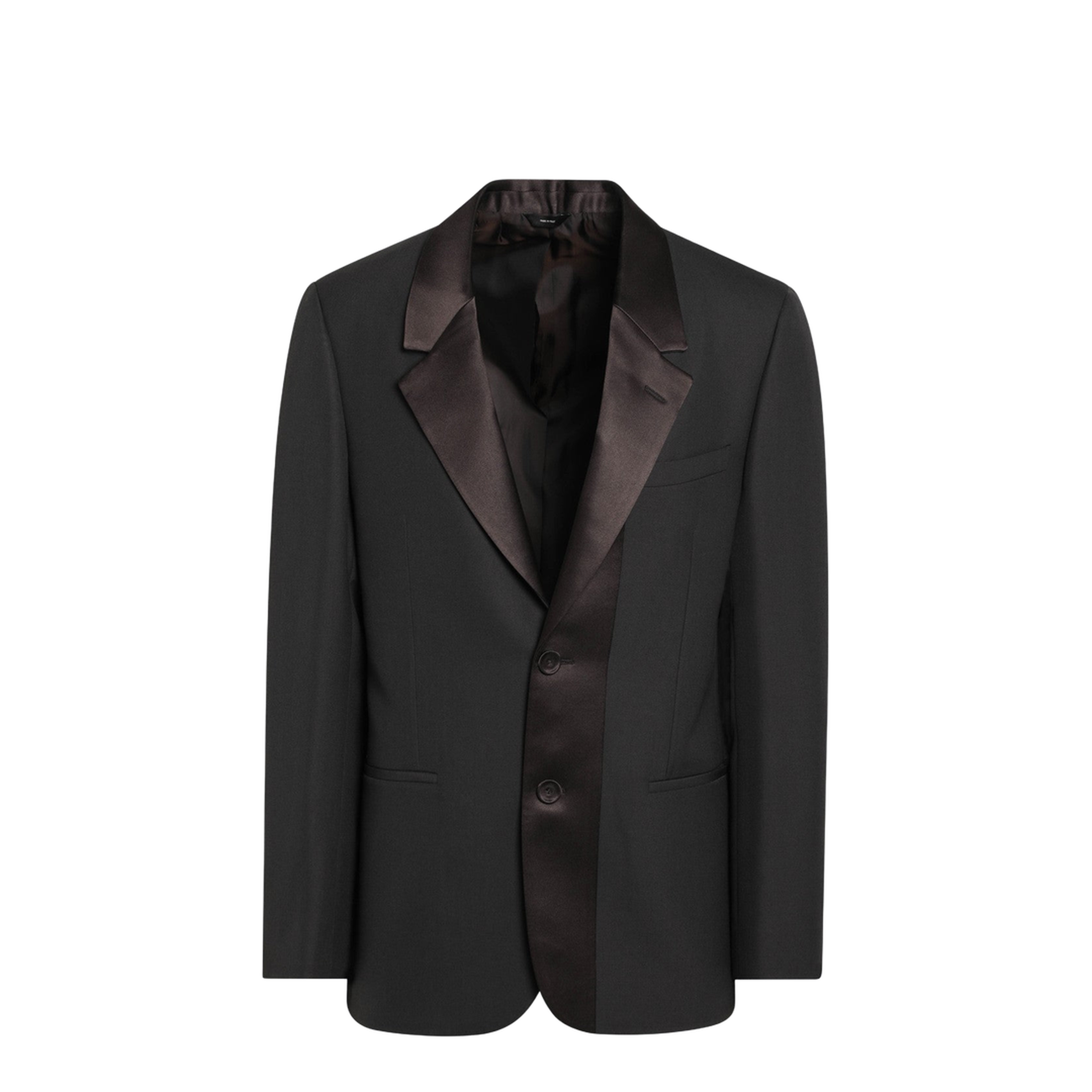 Brown Wool Crêpe Blazer