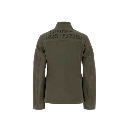 MAYFEYR - Fendi - Army Green Drill Blazer - FJ7785AME4F0QQ4