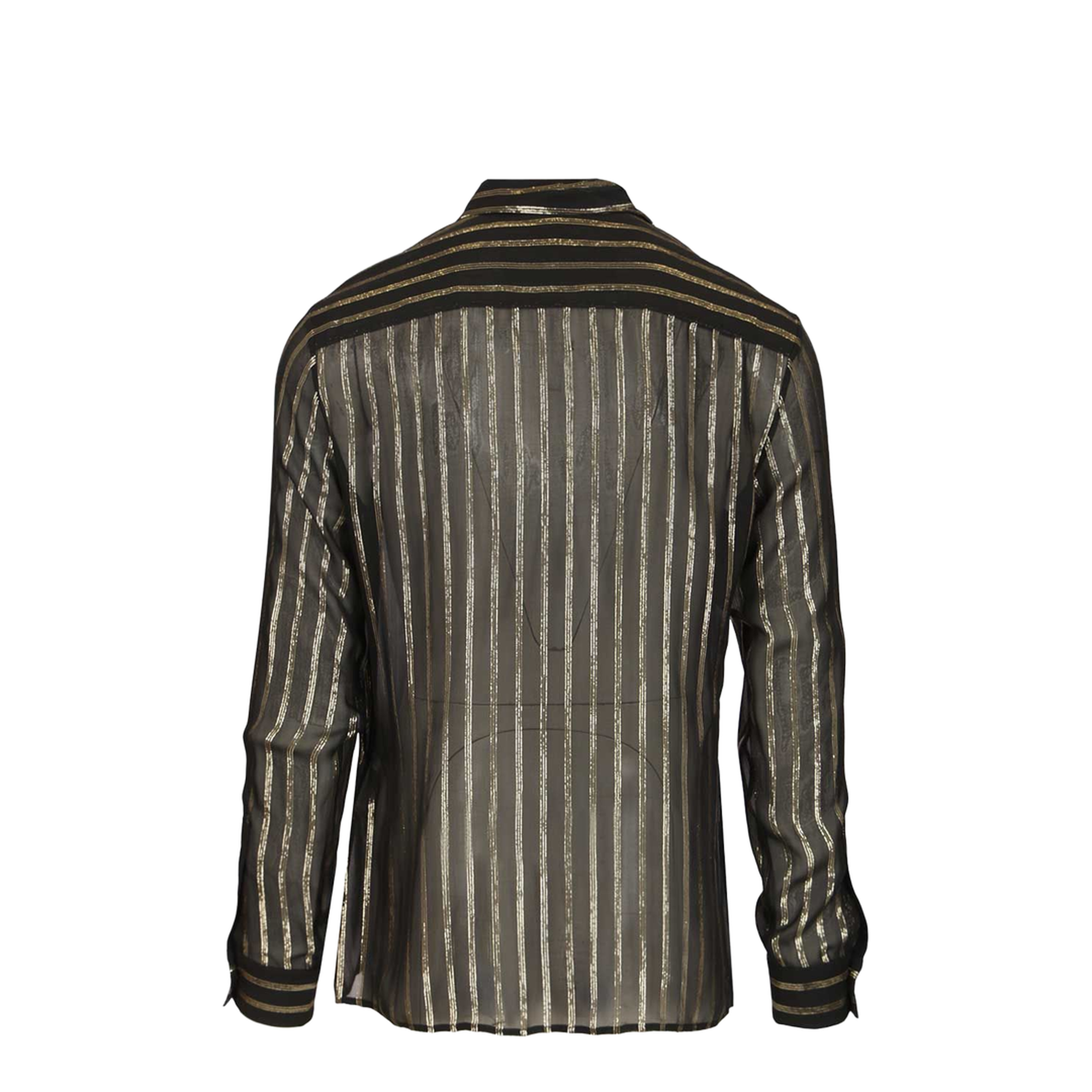 Silk and Lurex Chiffon Shirt