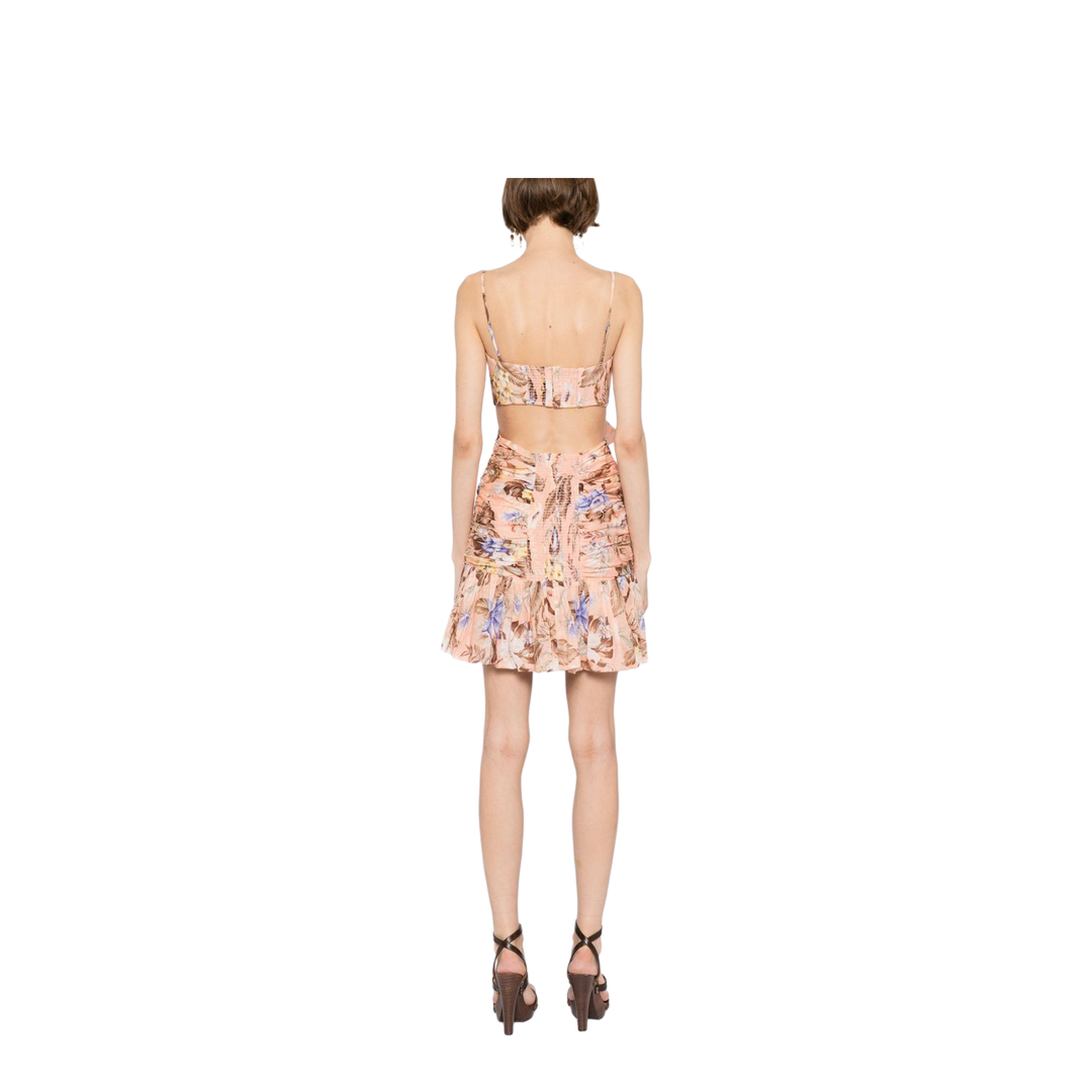 Coco Printed Cotton Mini Dress