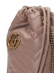 GG Marmont Bucket Bag, Gold Hardware