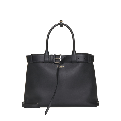 Buckle Large Leather Handbag