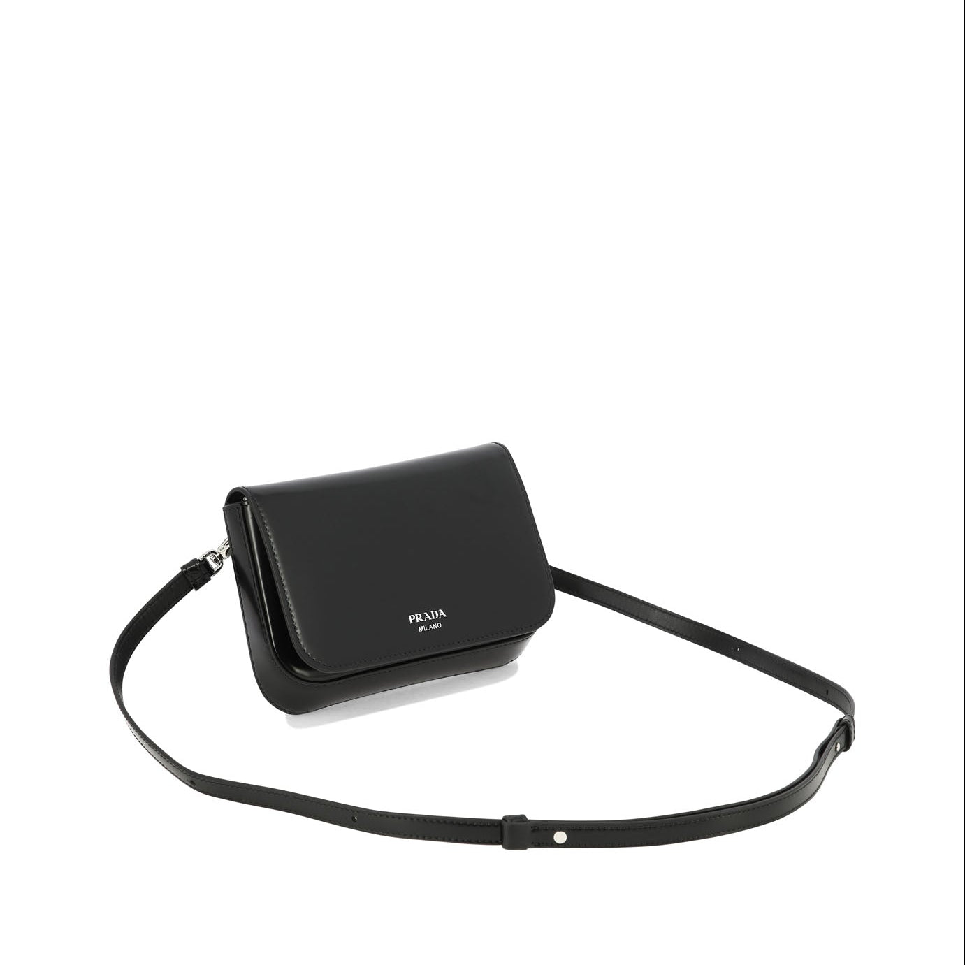 Small Leather Clutch Bags - Black