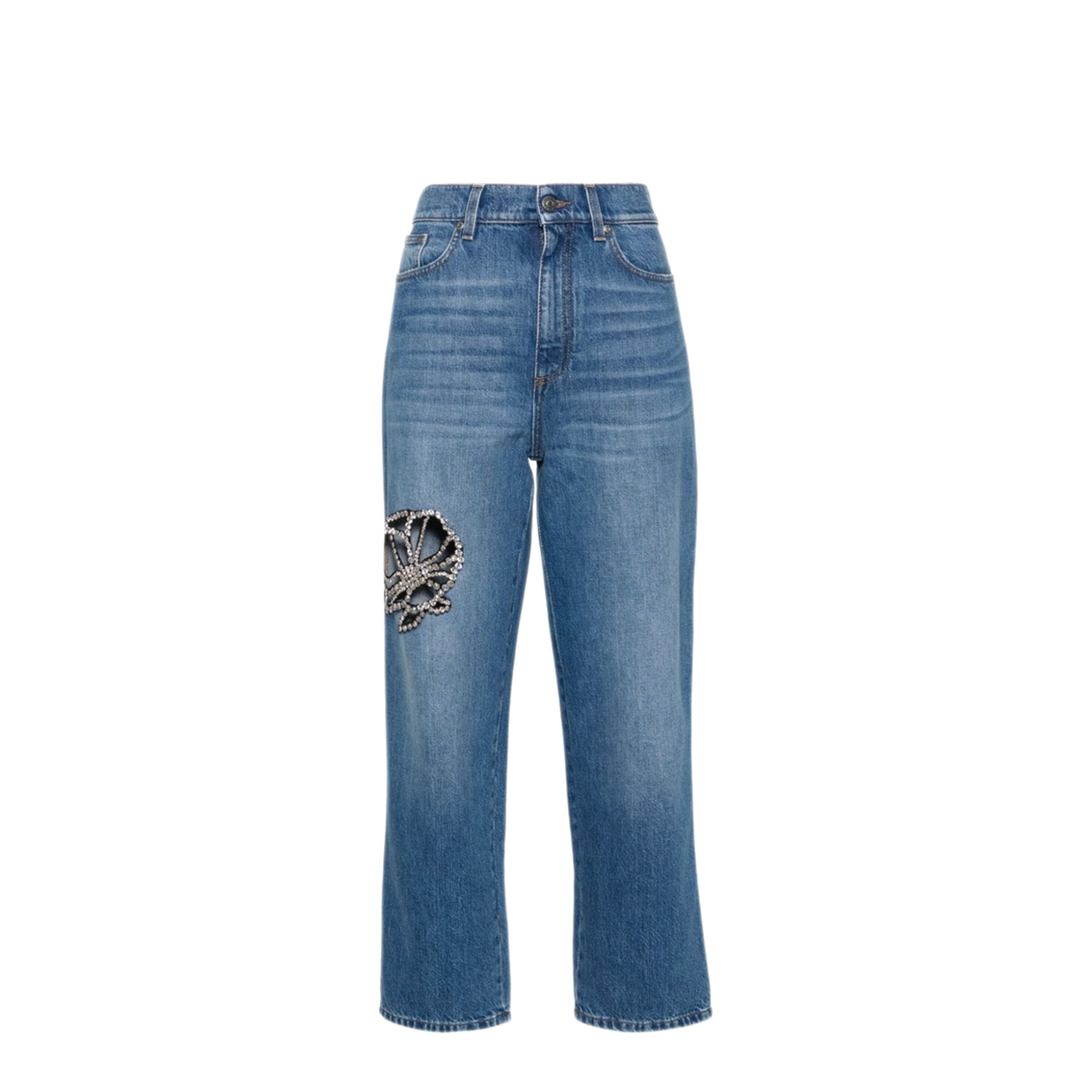 MAYFEYR - Stella Mccartney - Crystal-Embellished Jeans - 6D02543SPH644406
