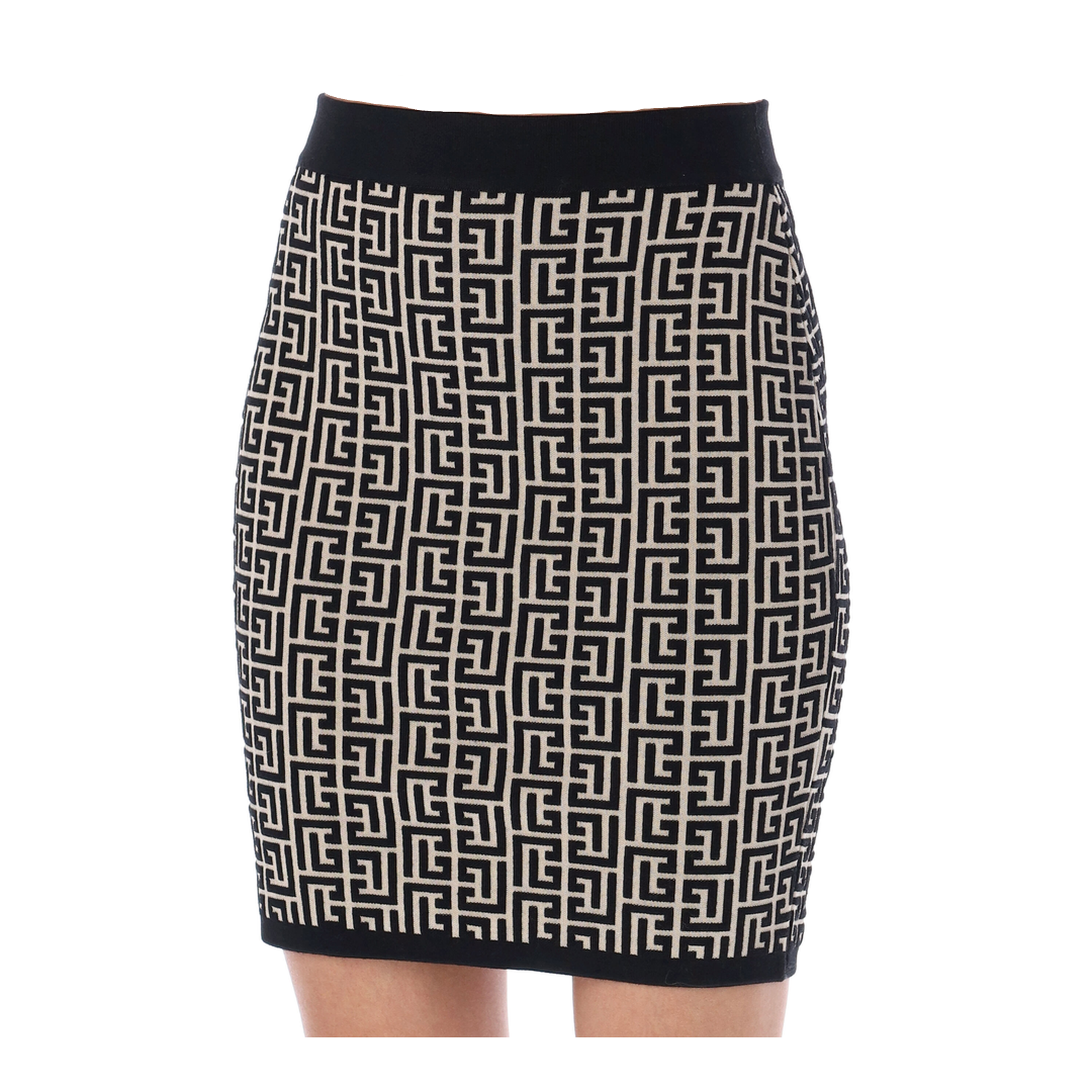 Monogram Jacquard Knit Skirt