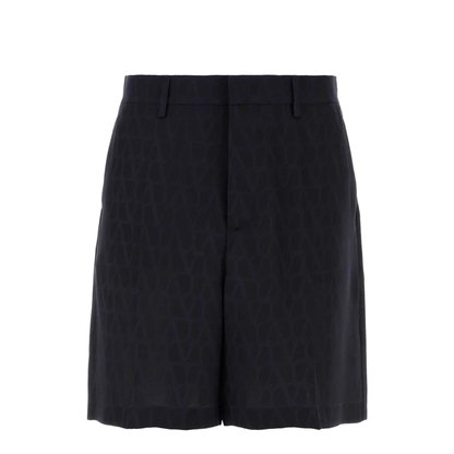 Silk Toile Iconographe Bermuda Shorts