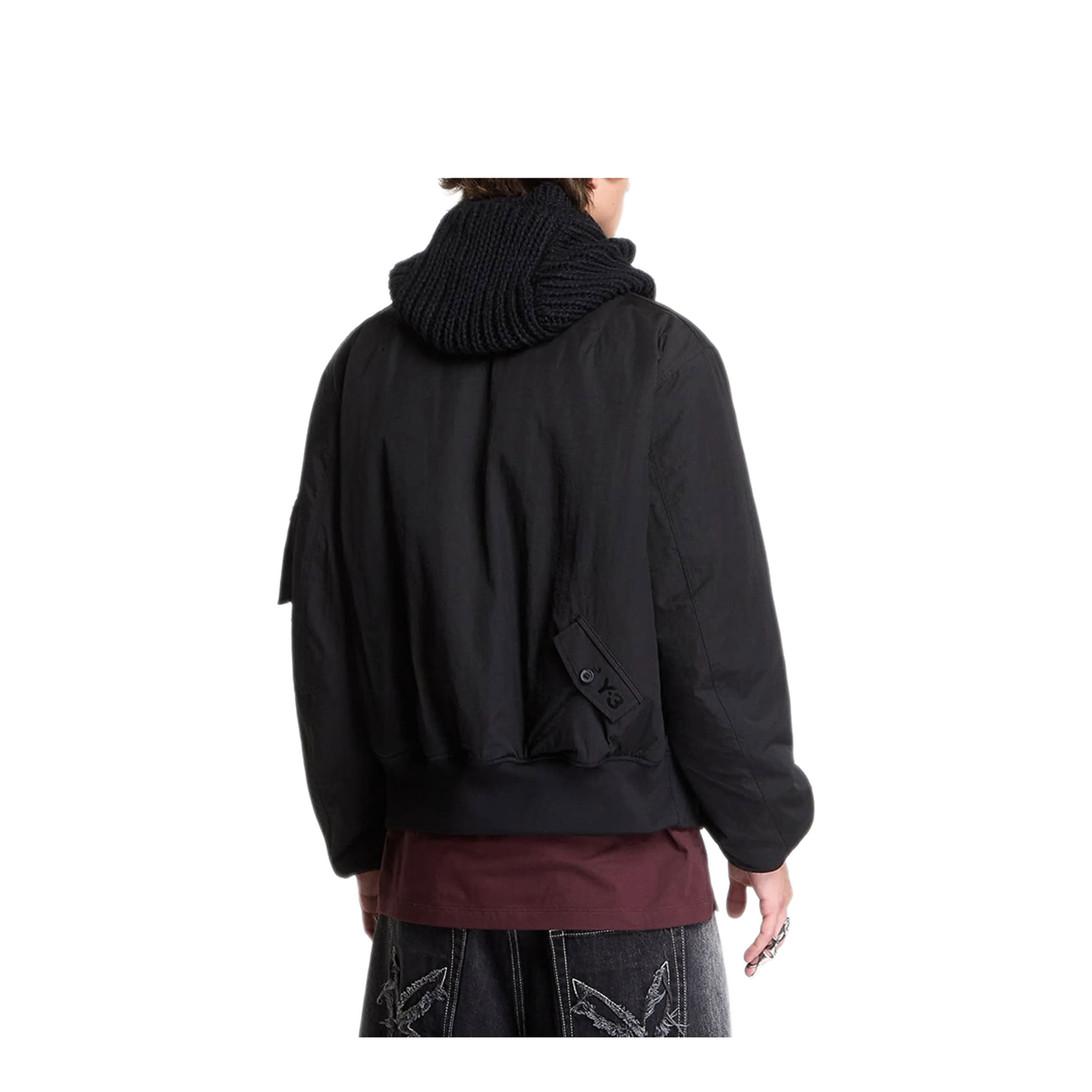 MAYFEYR - Y-3 - Nylon Bomber Jacket - KS1207BLACK