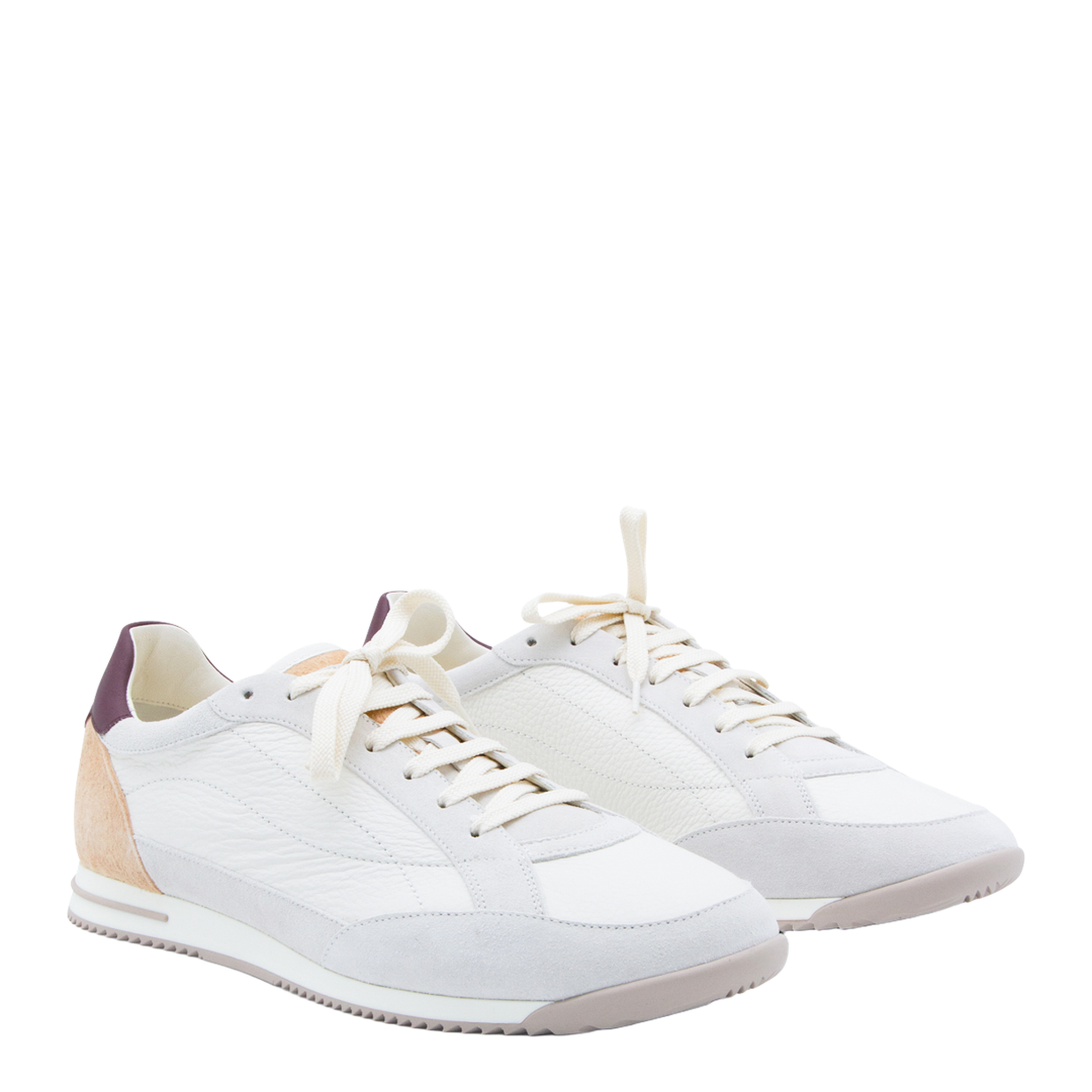 Sneaker with Suede Details