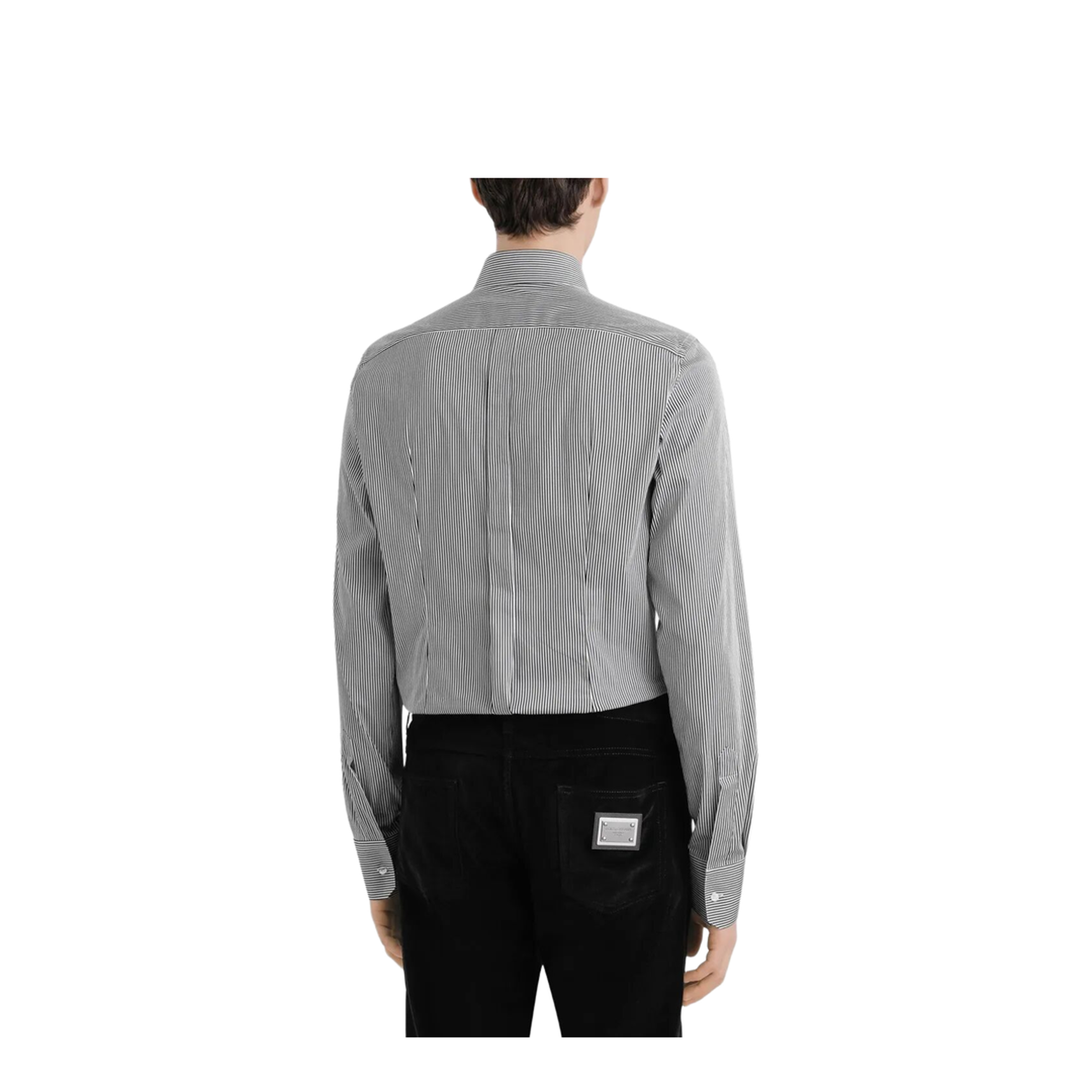 MAYFEYR - Dolce & Gabbana - Striped Cotton Shirt - G5KH7TFRRED