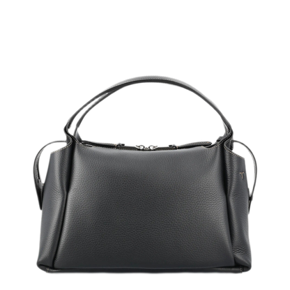 T Timeless Small Calfskin Handbag - Black