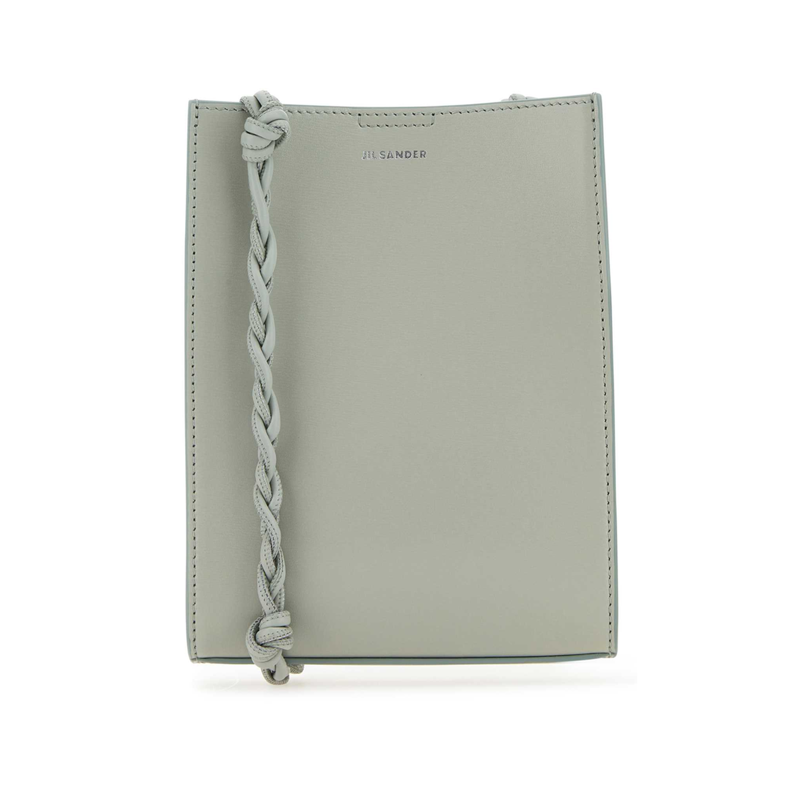 Sage Green Leather Shoulder Bag