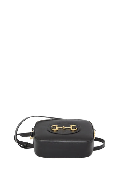 Horsebit 1955 Small Calfskin Crossbody - Black