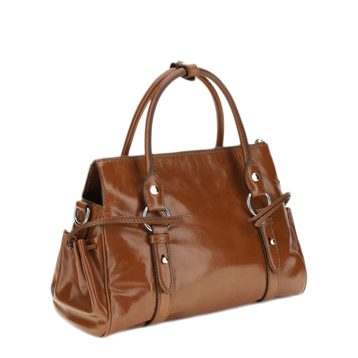 Calfskin Handbag - Palisander