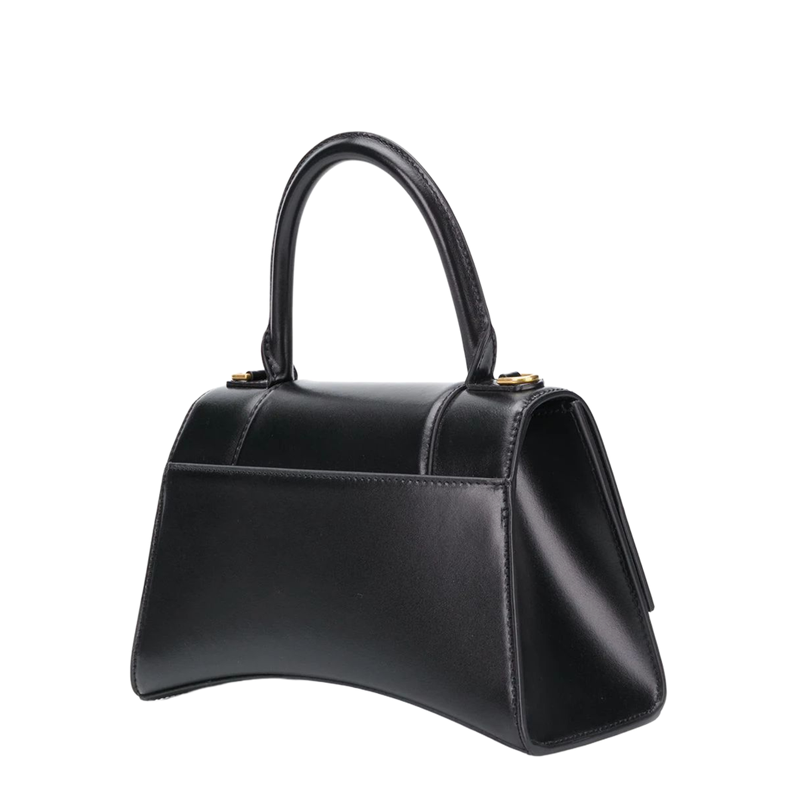 Hourglass Handbag Small in Black
