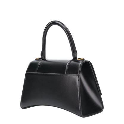 Hourglass Handbag Small in Black