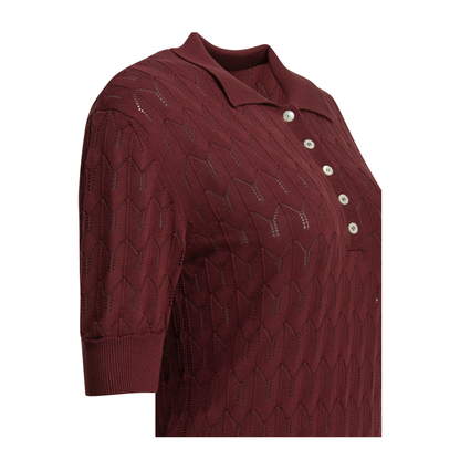 MAYFEYR - Rakkì - California Polo Shirt With Buttons - CALIFORNIACHERRY
