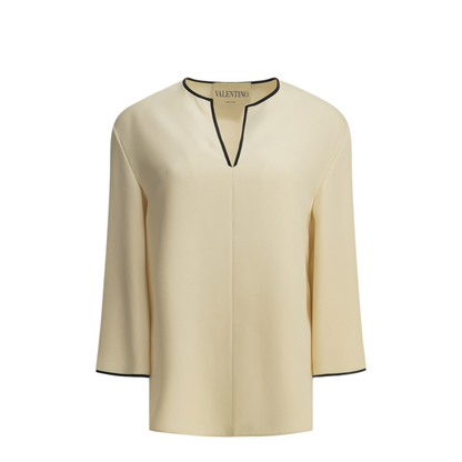 MAYFEYR - Valentino - Cady Couture Blouse - 9B3AECB01MM9Z7