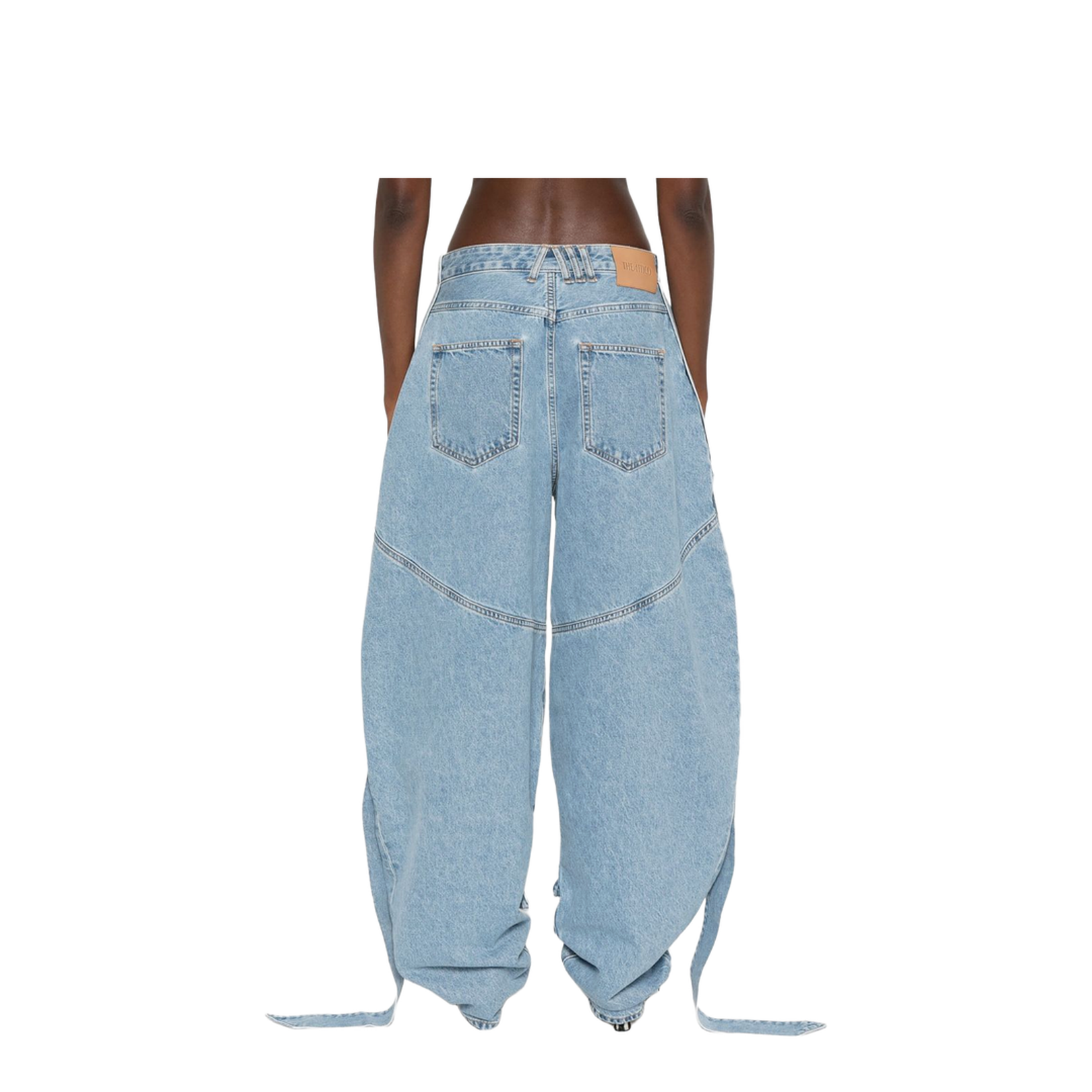 Light Blue Denim Classic Five Pockets Pants