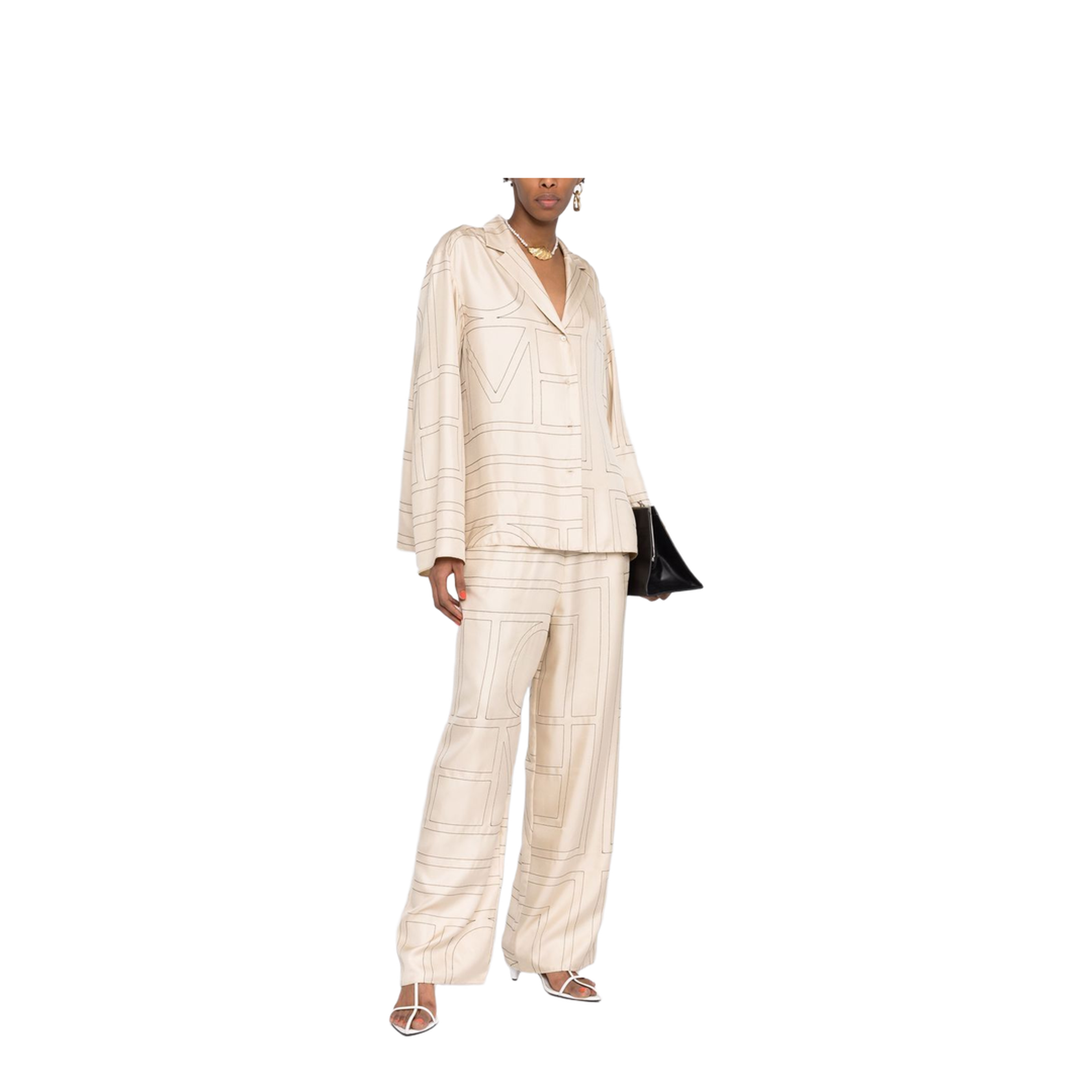 Beige Monogram Shirt