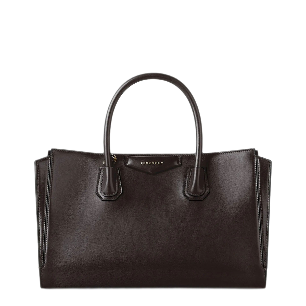 Antigona Catchall Small Calfskin Handbag - Chocolate