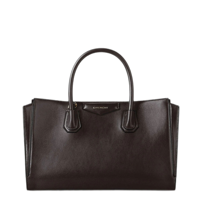 Antigona Catchall Small Calfskin Handbag - Chocolate