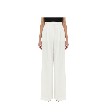 Pleated Pants - White
