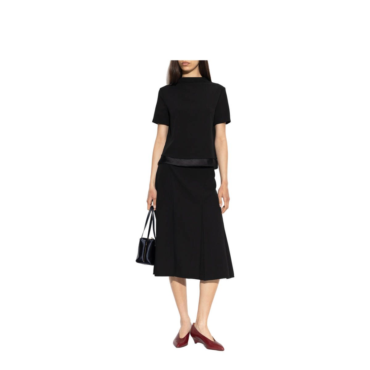 MAYFEYR - Jil Sander - Wool Top With Short Sleeves - J02NC0314J40356001
