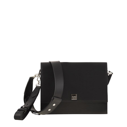 Biancaroughs Medium Leather Crossbody Bag Black
