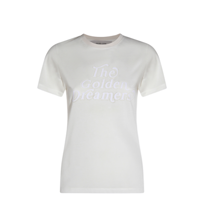 White T-Shirt with Print on the Front