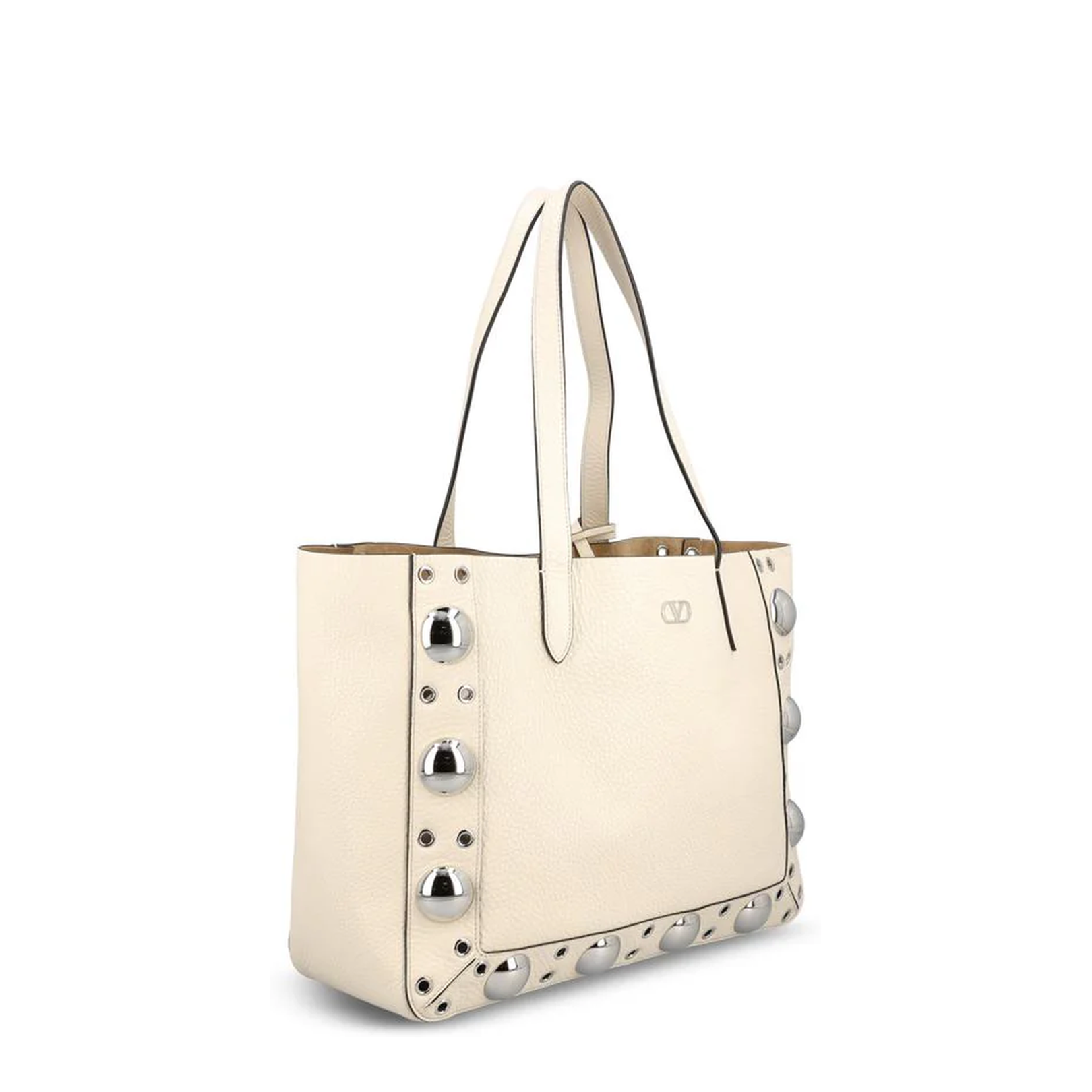 Calfskin Leather Bag with Removable Pouch