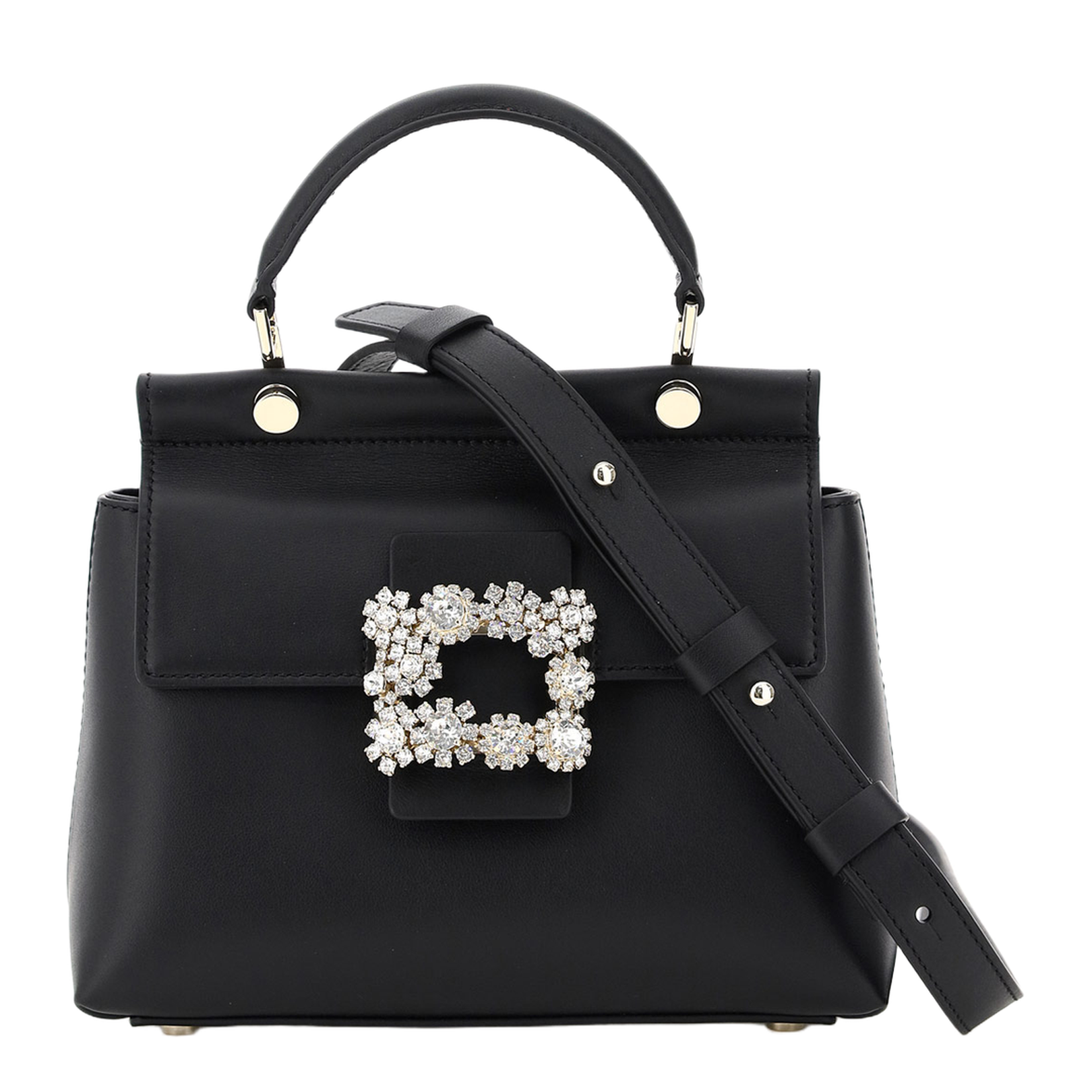Viv' Flower Strass Boucle Cabas Mini Bag