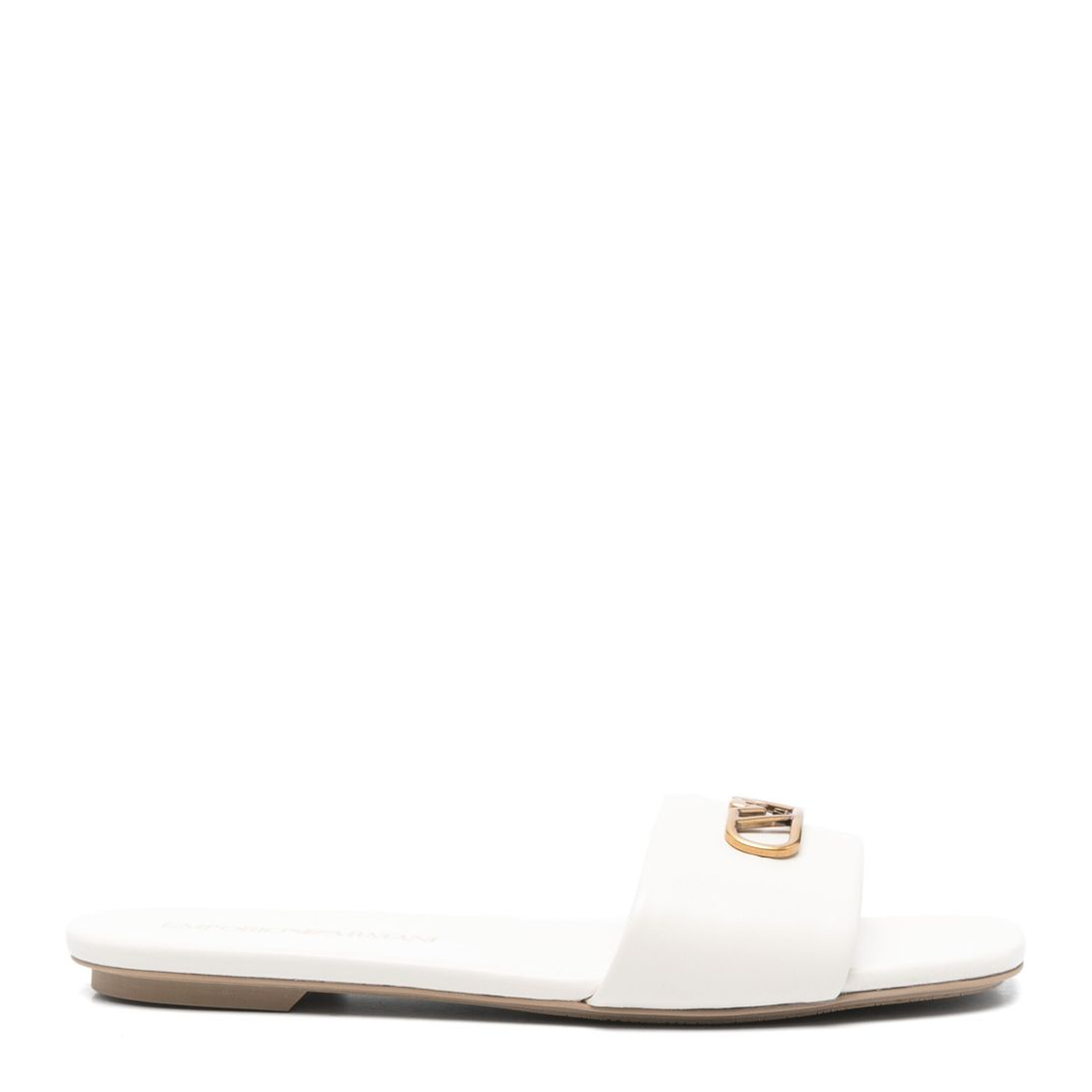 Nappa-leather Sandals with Eagle Plate