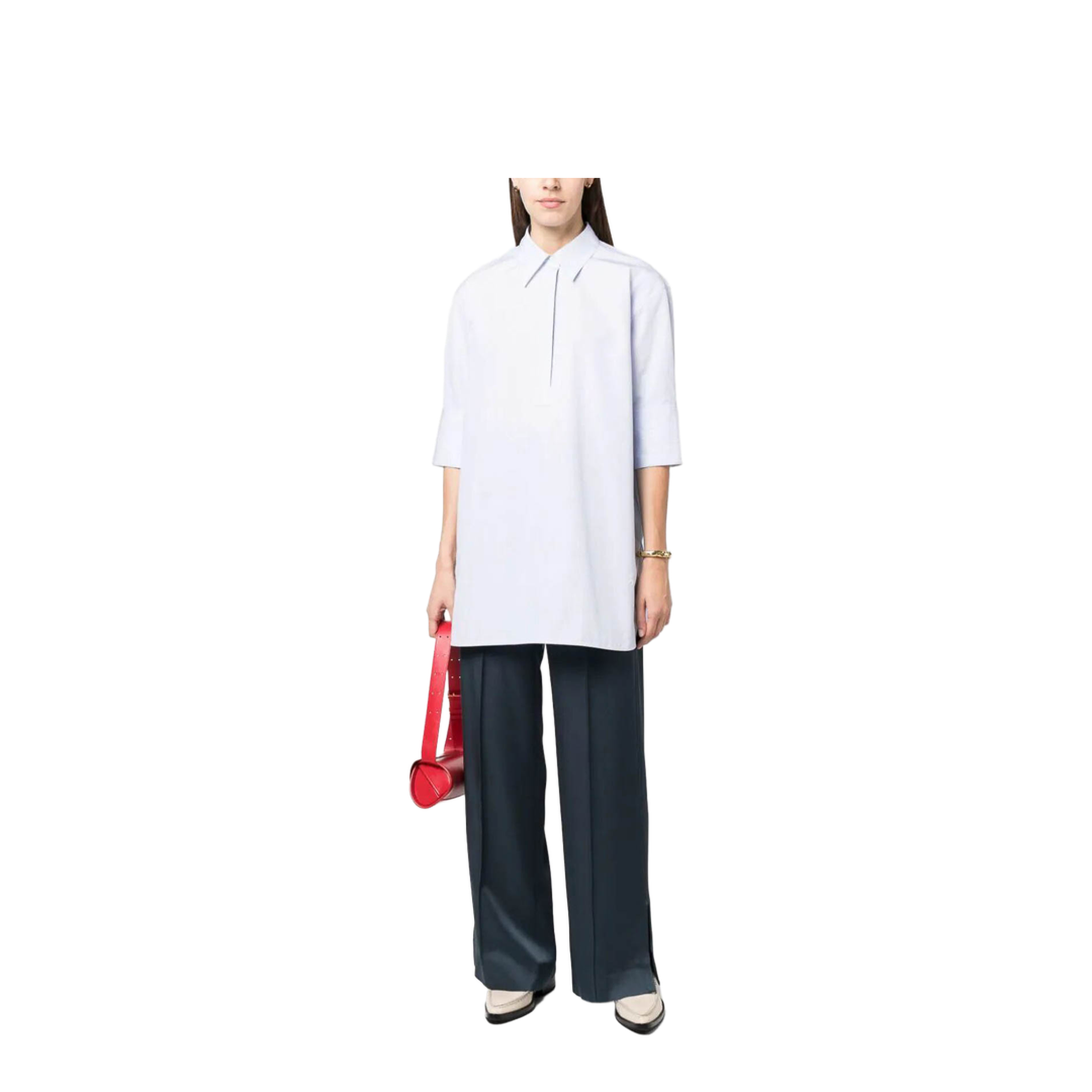 Cotton Shirt - Blue