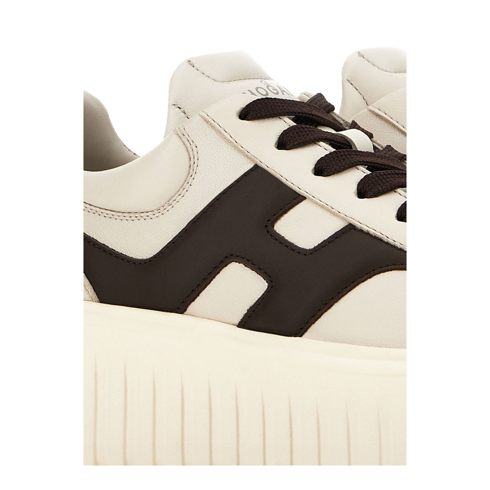 H-stripes leather sneakers