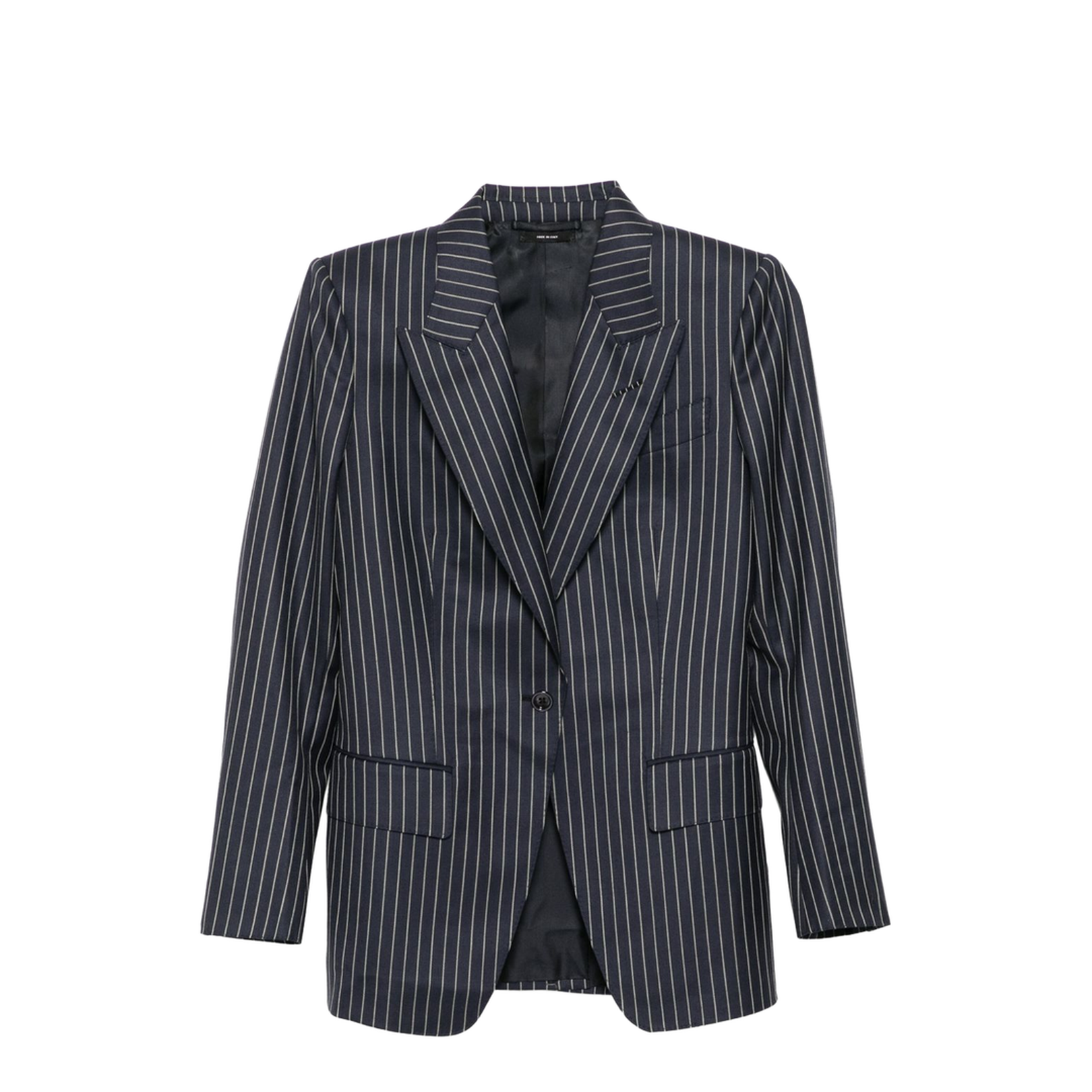 Single Breasted Wool Flannel Jacket