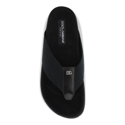 MAYFEYR - Dolce & Gabbana - Logo Thong Sandals - A80628A076380999