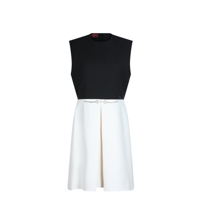 Two-Tone Cady Dress