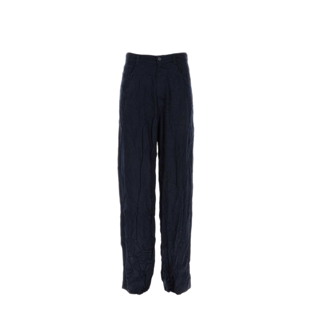 MAYFEYR - Balenciaga - Dark Blue Satin 5 Pocket Pant - 751502TLO284100