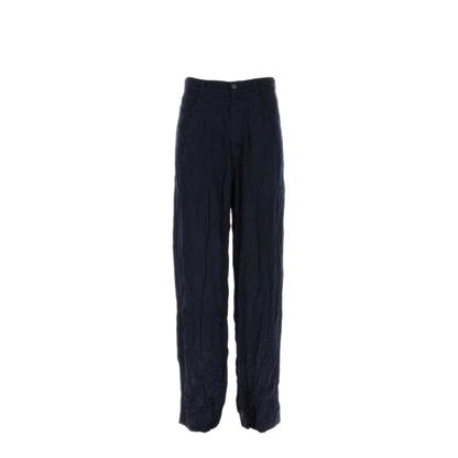 MAYFEYR - Balenciaga - Dark Blue Satin 5 Pocket Pant - 751502TLO284100