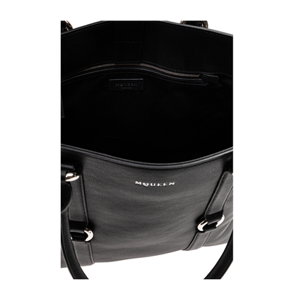Farringdon Calfskin Shopper Bag - Black