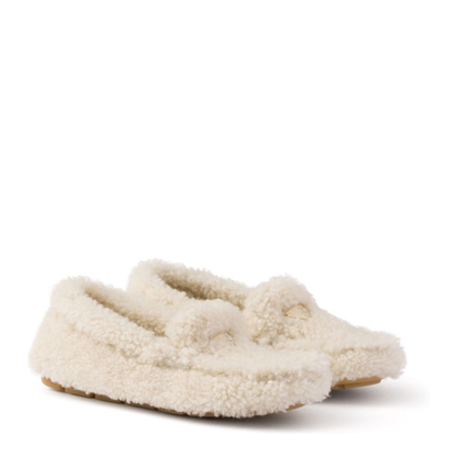 MAYFEYR - Prada - Shearling Driving Shoes - 1DD087FZF05MPDF0018