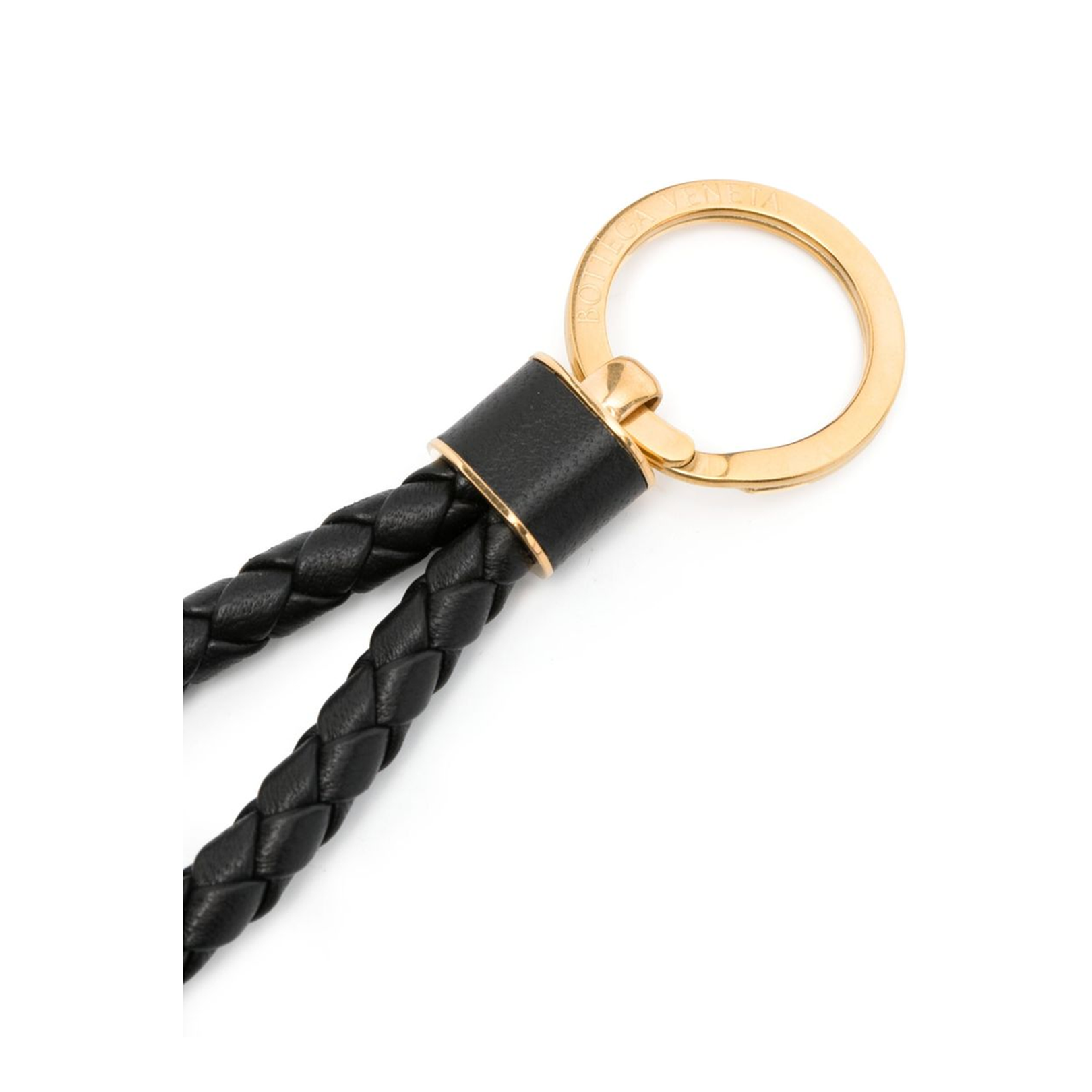 Intreccio Key Ring in Black