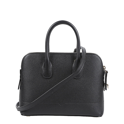 Mylogo Leather Handbag - Black